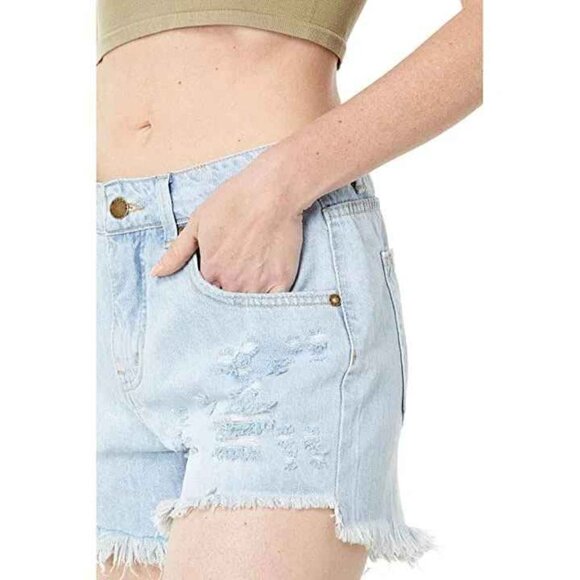 RIP Curl Sophie Denim Shorts Size 30 - Picture 15 of 16